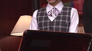 Private Office Debauchery with a Fresh Secretary Who Serves as a Doll for Her Boss