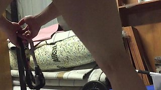 Dumbbells and Black Lingerie