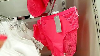 Diaper Girl Wets Herself While Shopping Bras And Panties
