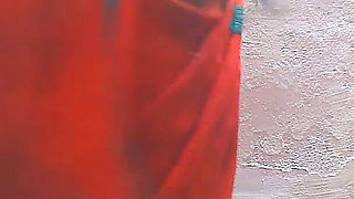 Busty Boobs Red Saree Sister in Law Fuck by Brother in Law