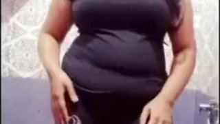 Indian Big Boobs Step Sister Arya in Bathroom