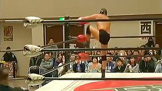 Classic hard japan wrestling