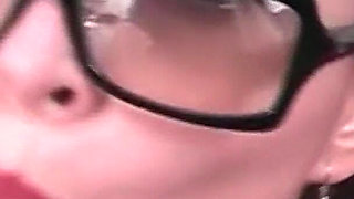 Sexy Teen Secretary Giving the Perfect Blowjob for Boss