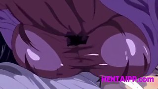 Anime Teen Brunette with Big Tits Fucks Stepbrother