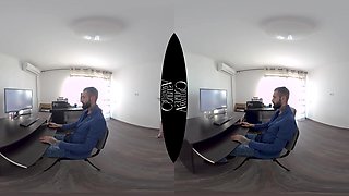 Sex Day At The Office; Amateur Brunette 3D Porn