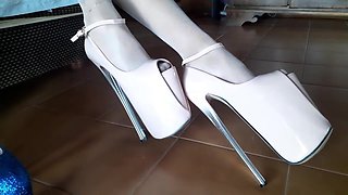 Patent Leather Shoes with Very High Heels, My Passion
