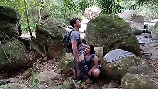 Girl Lets Her Teacher Fuck Her in the Woods After College. She Is Very Accommodating and Lets Him Record It