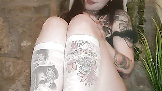 Cutest Pixie Pillow Humping, Riding Dildo and Squirt!