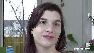 Ersties - Jade feels herself, touches herself and comes with feeling