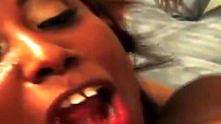 Ebony Babes Candace Von, Chyanne Jacobs & Trinity Post in Nasty Lesbian Group Fuck