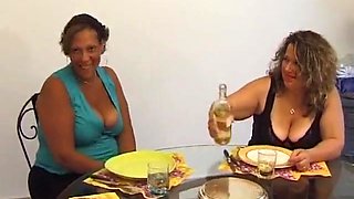 Fat French Whore Roughly Fucked In The Bathroom