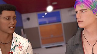 Sexy anime adventure with Misskitty2k inspired by Naruto in a 3D fantasy