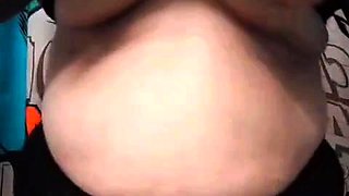 Big Boobed Blonde Masturbates With A Dildo In The Bathroom