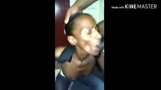 Bust in mouth before getting caught by police