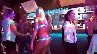 DRUNKSEXORGY - Dancing cuties fucking in public