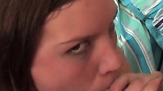 Extreme deepthroat fuck with young 18y teen slut