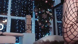 Blonde tight pussy babe solo toy fun in glamour masturbation