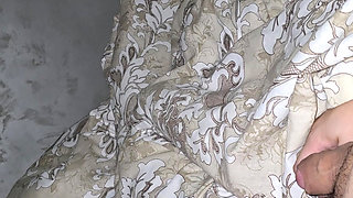 Surfer Step Mom Takes care of step son big dick with low handjob