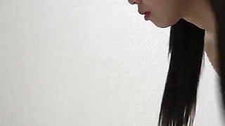 Girls Only Apartment in Japan, a Girl Cleaning Room with Natural Tits Spill Out Tank Top, Wedgie Thong Show From Miniskirt