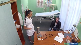 Nurse fucks patient to get a sperm sample