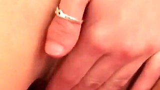 My girlfriend an 18 year old blonde whore uses sex toys to pleasure herself and masturbates with her fingers