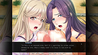 Hentai Game - Breeding Village - Fucking My Two New Neighbors - MILF Visual Novel