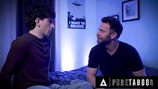 Amorous Seth Gamble and Liz Jordan - virgin trailer - Pure Taboo