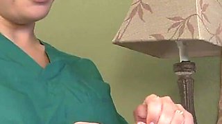 Helpful Nurse Gets a Huge Surprise Cumshot