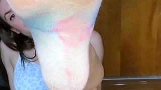 Close up amateur masturbating solo