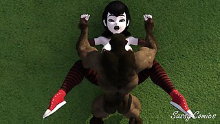 Mavis Dracula Fucked Hard by Monster on A Gulf Course
