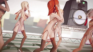 Mmd R-18 Anime Girls Sexy Dancing (clip 49)