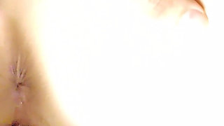 The housewife moans loudly when she is sweetly fucked doggy style