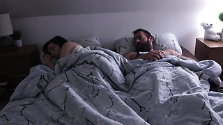 Unplanned sex sharing bed between Stepson and his Stepmom
