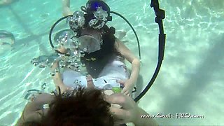 Incredible hooker under water sex