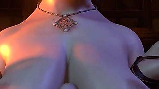 Titjob with Triss in POV Witcher Parody