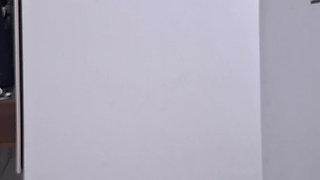 Husband films his wife cleaning the house