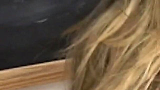 Nasty College Girl Punished by Two Cocks