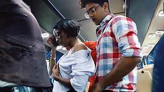 Love on moving bus
