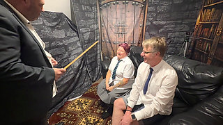 Headmaster Bear with his naughty students!