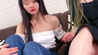 Double chinese femdom: Asian, Fetish  Foot Fetish Porn