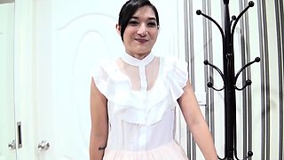 Homemade sex tape with hot Thai wife