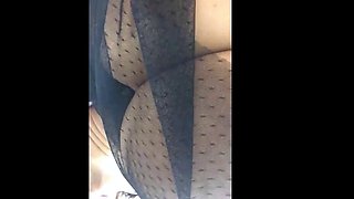 Glamour babe with big boobs masturbates in lingerie