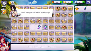 We start in the hot village