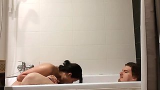 Teen Step Sister and Brother Pound in the Bathroom