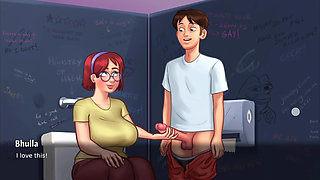 Curvy Desi Girlfriend Gets Naughty - A Summertime Saga Fantasy