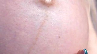 9 Month Pregnant Belly Is Hungry