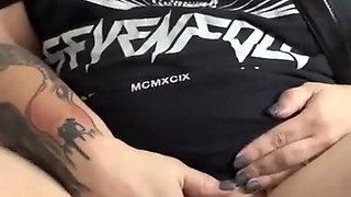 Belt Around Neck and Pussy Pumishment for My Daddy's Sub