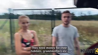 Picking up a sweet girl and fucking her in front of her boyfriend
