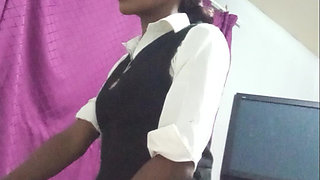 18 Year Old Horny School Girl, Sucks and Ride Cock for a First Time, Her Face Shows Enjoyment with Older Man