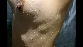 Beautiful and sexy Kitty Kat debut by showering nude